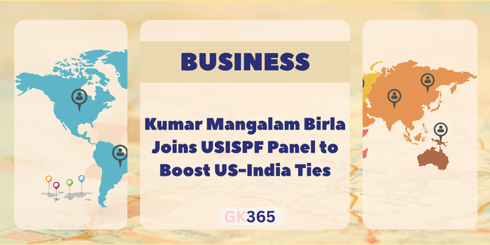 Kumar Mangalam Birla Joins USISPF Executive Committee