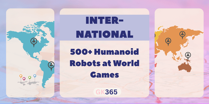 500+ Humanoid Robots at World Games