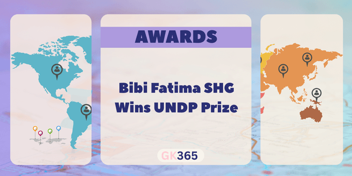 Bibi Fatima SHG Wins UNDP Prize