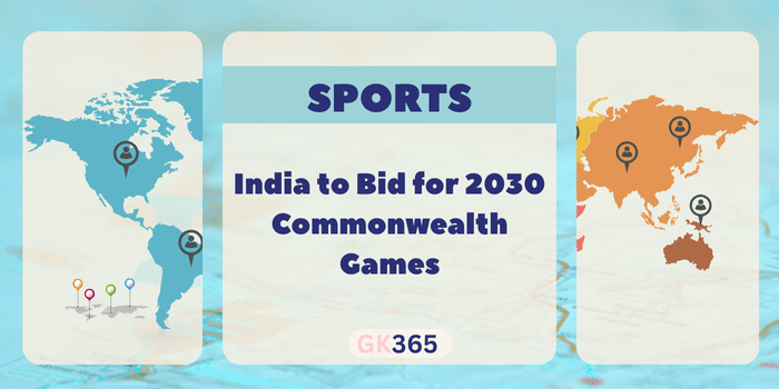 India to Bid for 2030 Commonwealth Games